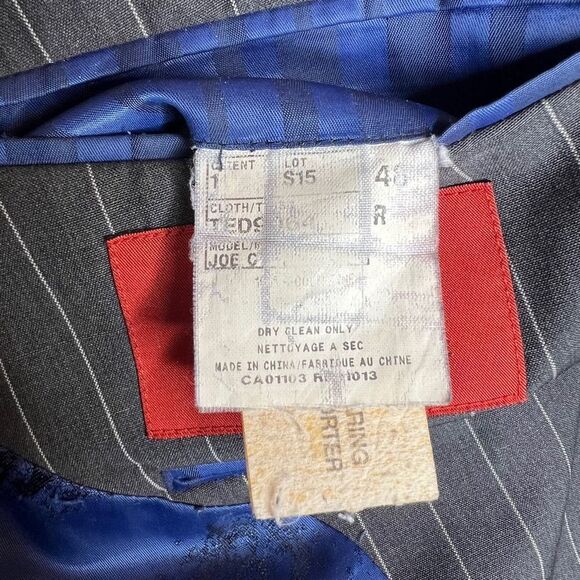 Ted Baker Gray Sport Coat Blazer Mens 48R No Ordinary Joe Mob Boss Formal - Picture 6 of 12